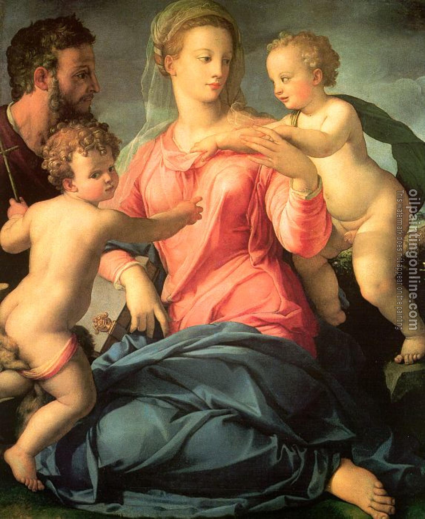 Bronzino, Agnolo - Stroganoff Holy Family